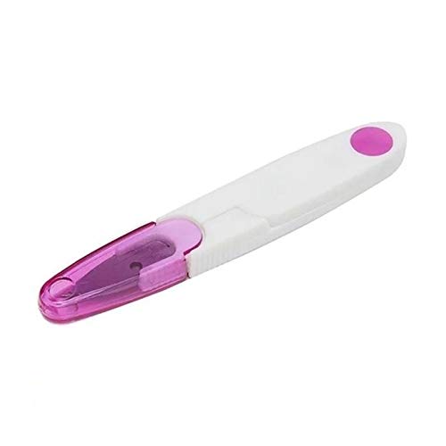 lzndeal Thread Tailors Cutter,Thread Snips Sewing Snippers,Clothes Embroidery Craft,Portable Easy Grip Handle Scissors Sewing Snip Thread Tailors Cutter with Safety Cover - Thumbnail 7