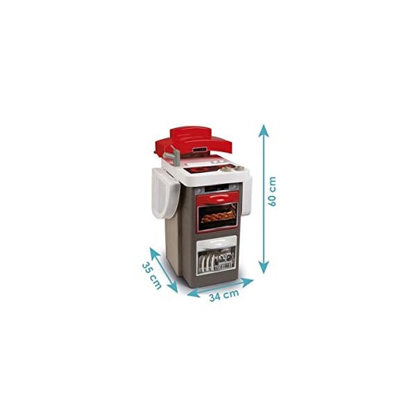 Smoby 312200 Tefal Opencook Küche, Rot, Grau, Única – Bild 8