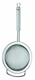 Rösle Stainless Steel Round Handle Kitchen Strainer, Fine Mesh, 4.7-inch