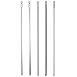 Neiko 10043A Phillips and Flathead Screwdriver Power Driver Bit Set, 5 Piece | 12" Extra Long Length | 1/4" Shank