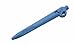Metal Detectable Retractable Pens - All Blue Pen, Standard Blue Ink, With Lanyard Attachment, Pack of 50 pens