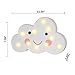 3D Painted Cloud LED Night Lights, Marquee Cloud Signs, Battery Operated Table Lamp Girl's Gift Toy Home Decor for Kids, Baby, Nursery, Living Room Dorm (Smile Cloud)