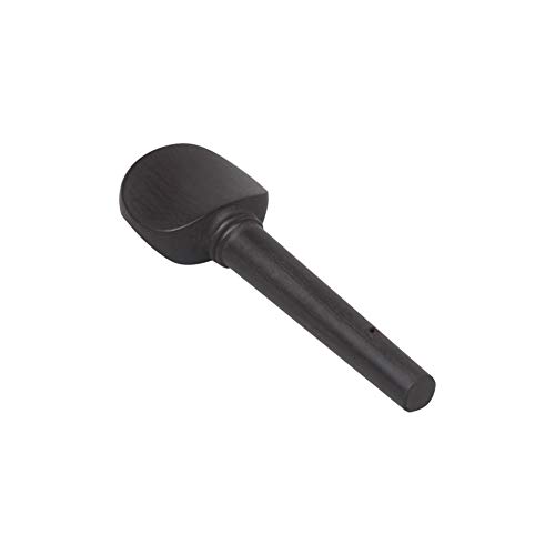 BEESCLOVER 4 Pcs 4/4 Ebony Wood Violin Fiddle Tuning Pegs Endpin Set Replacement Tool for ce