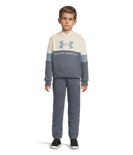 Under Armour Boys' 2-Piece Hoodie Set, Pullover Sweatshirt and Fleece Pants, St…
