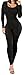 Dellytop Women's Long Sleeve Bodysuit Bodycon Jumpsuits Romper