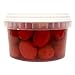Giusto Sapore Italian Red Cerignola Olives - Premium Gourmet GMO Free - Imported from Italy and Family Owned
