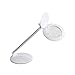Daylight Halo 8D Table Magnifier, White