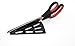 Pizza Scissor Cutter: Stainless Steel Oversize Sharp Scissor! Cut Pizza Like a Pro Chef Includes Detachable Spatula. Easily Cut and Serve any size Hot Pizza