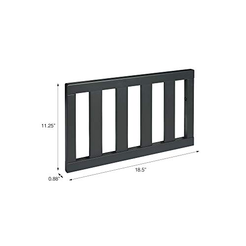 Baby Relax Colton Easy Assembly Toddler Guardrail, Slate Gray - Thumbnail 5