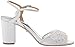 Badgley Mischka Women's Carlie Heeled Sandal, Soft White, 8.5 M US