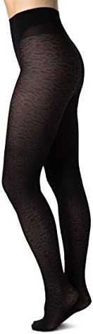 Swedish Stockings Emma Leopard Tight Sustainable 60 Denier Opaque Patter Tights for Women