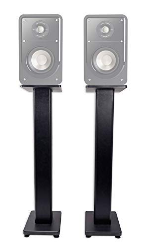 Pair 28″ Bookshelf Speaker Stands for Polk Audio S20 Bookshelf Speakers