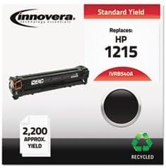 (6 Pack Value Bundle) IVRB540A B540A Compatible, Remanufactured, CB540A (125A) Laser Toner, 2200 Yield, Black