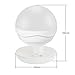 [Upgraded Version] Idealeben Children's LED Bedside Lamp Dimming Touch Night Light / Reading Lights / Camping Lamp (Spherical,White, Warmwhite,Built-in 2200mAh Battery)