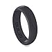 BULZi Wedding Bands, USA Lifetime Replacement, Massaging Comfort Fit Silicone Ring with Airflow, Men and Women Rings Breathable Comfortable Work Safety (Slate 6mm, Size 10 - (6mm Width Band))