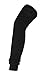Urban CoCo Women's Winter Knee High Footless Socks Knit Crochet Leg Warmer (Black)