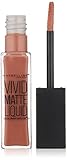 Maybelline Color Sensational Vivid Matte Liquid Lipstick, Nude Thrill, 0.26 fl. oz.