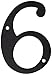 Deltana RN4-6U10B Solid Brass 4-Inch House Number 6 Board