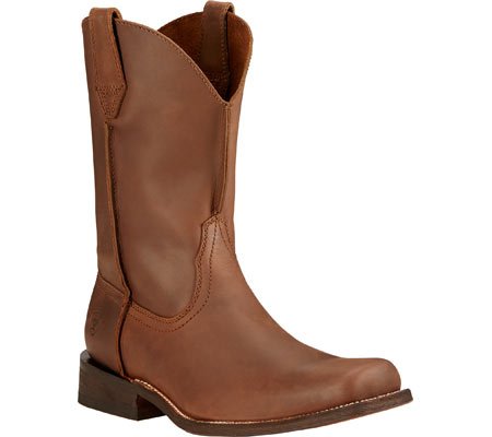Ariat Men's Rambler Square Toe Boot,Tobacco Brown Leather,US 7.5 2E