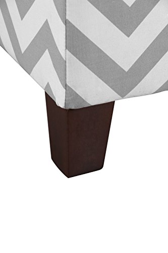 Dorel Living Chevron Storage Ottoman - Thumbnail 3