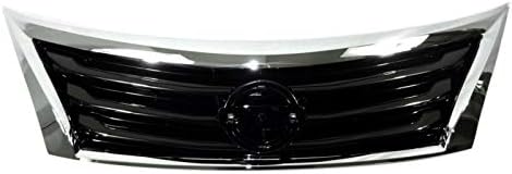 Front Grille for Nissan Altima | 2013 2014 2015 | Chrome Replacement Bumper Grille 623103TA0A | by JX Accessories