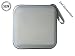 Second Generation 40 CD/VCD/DVD Storage Case Stiff Material with New Double Sleeves for Your CD Album White