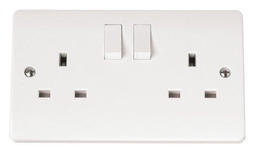 Click Mode 2G 13A Switched Socket White CMA036