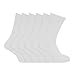 Specialist item: Mens Ribbed Non Elastic Top 100% Cotton Socks (Pack of 6)