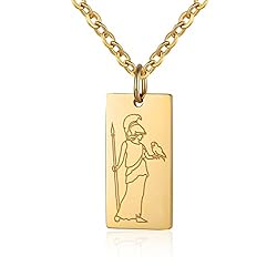 Susook Goddess Necklace for Women 18K Gold Plated