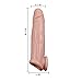 ULTNICE Condom Delay Extension Crystal Sleeve Ring Delay Impotence Extension Condom Cover (Transparent)