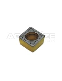 accusize Herramientas ccmt32.51 Insertos de carburo revestido de estaño 10 pcs caja, # 2100 1014 X 10