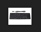 Dell USB Keyboard Slim Black Italian Layout 5CRTK KX8Y2 4XJW1 DJ507 C649N view 1