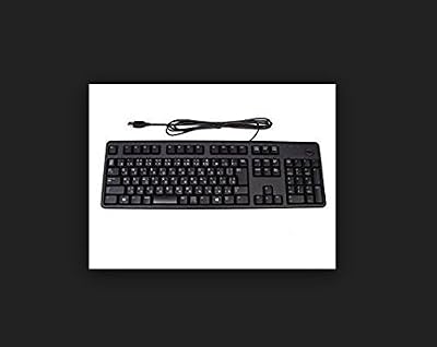 Dell USB Keyboard Slim Black Italian Layout 5CRTK KX8Y2 4XJW1 DJ507 C649N