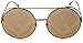 Fendi Women's Round Holographic Sunglasses, Brown/Brown Gold, One Size
