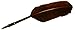 Kentaur Calligraphy Quill Pen Set (CS-0205) - Dip Pen with Brown Turkey Feather, 6 Stainless Steel Nib, and European Ink. Great for Beginner/Enthusiast