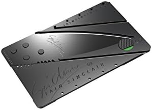 Iain Sinclair Cardsharp2 Authentic Credit Card Sized Folding Knife with Black Blade with Serial Number (15)