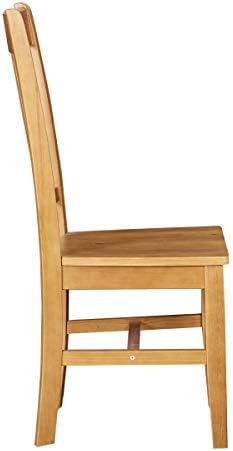 Wooden dining chair from Amazon model, valued at $140.85 as of August 9, 2023.