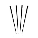 Royal 4 Inch Black Prism Pick, Package of 500