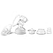 Little Martin’s Electric Double Breast Milk Pump Kit – Rechargeable Battery - Wireless and Travel Friendly - Fits in a Diaper Bag - Whisper Quiet Motor - Mobile Support for Breastfeeding Mother