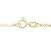 Kooljewelry 10k Yellow Gold 1.4mm Flat Oval Link Chain Necklace (16, 18, 20, 22, 24 or 30 inch)