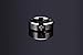 King Will CLASSIC 8mm Black Tungsten Carbide The Lord's Prayer Polished Finish Wedding Band Ring