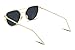 FEISEDY Cat Eye Women Sunglasses Metal Frame Plain HD UV400 Lens B2206