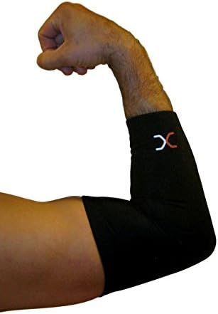 Compression Comfort Best Copper Recovery Elbow Sleeve, Highest Copper Content Guaranteed & Highest Quality Copper, Support for Basketball, Golf or Tennis Sleeve Only