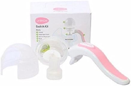 Breast Pump Switch Kit - Convert Electric Pumps to Manual Pumping – 5 Piece Set - Fits Any Size and Brand Breast Shield – BPA Free - by Unimom