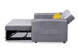 ERYE 3 in 1 Upholstered Futon Loveseat Convertible