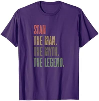 Amazon.com: Stan the Man Name Gift Apparel T-Shirt : Clothing