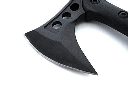 OS4YOU 40cm Black Tactical Tomahawk Typ M-48 - Jagd - Camping - Angel - Outdoor - Survival - Busch - Axt - Beil - Messer – Bild 5