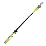 Sun Joe iON8PS2 40-Volt 8-Inch Telescoping Pole Chain Saw with Brushless Motor, Kit (w/4.0-Ah Battery + Quick Charger)