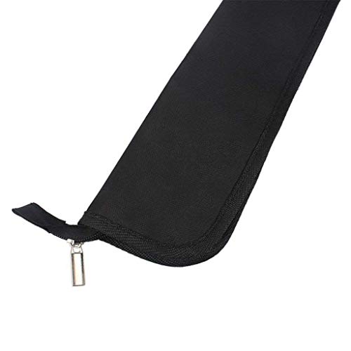 Nrpfell Waterproof storage bag for drum sticks Case holder Black - Thumbnail 3