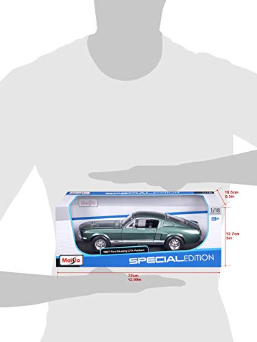 Bauer Spielwaren 2042958 Maisto Ford Mustang GTA Fliessheck ´67: Modellauto mit Federung, Maßstab 1:18, Türen und… – Bild 8